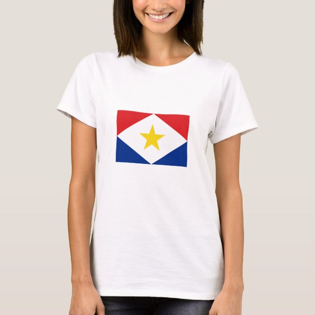Saba Flag T-Shirt (Front)
