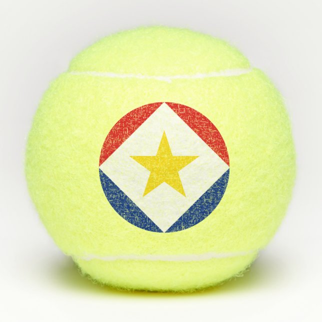 Saba Flag Tennis Balls (Front)