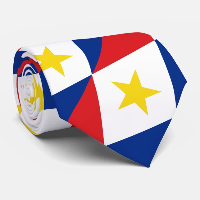 Saba Flag Tie (Rolled)