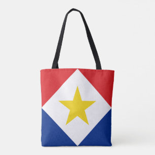 Saba Flag Tote Bag