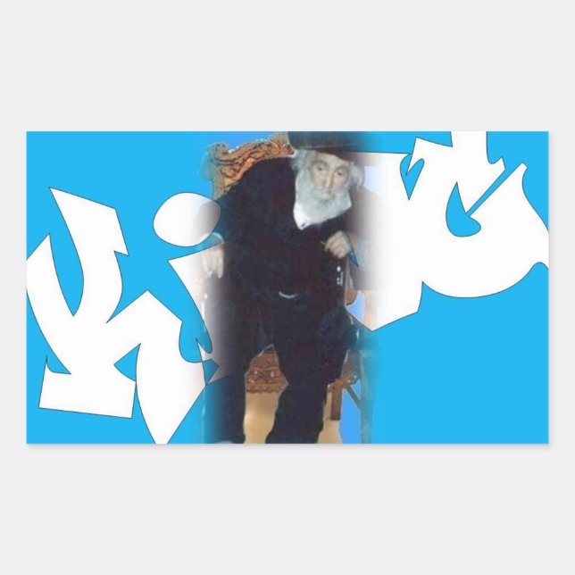 Saba King Sticker Rectangle (Front)