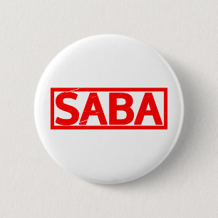 Saba Stamp 2 Inch Round Button