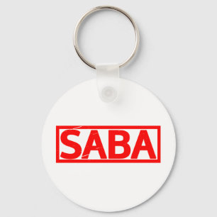 Saba Stamp Keychain