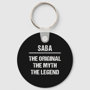 Saba The Original Name Myth Legend Hebrew Keychain