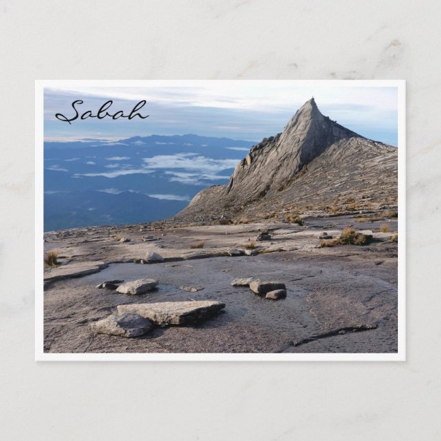 sabah kinabalu postcard (Front)
