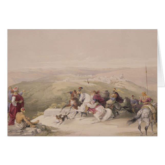 Sabaste, Samaria antique, le 17 avril 1839, plat 4 (Devant horizontal)