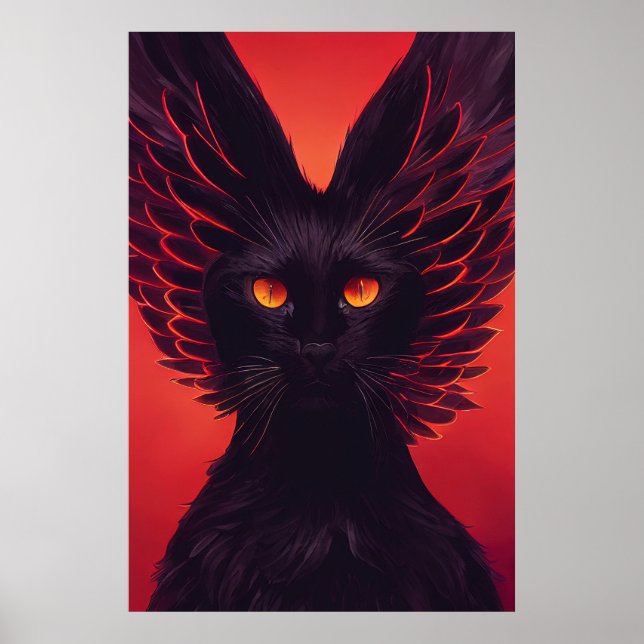 Sabbath le sorcier - Impression de poster de chat  (Devant)