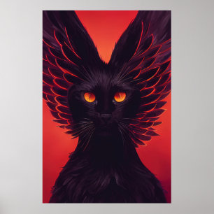Sabbath Le Sorcier - Poster de chat noir Imprimer