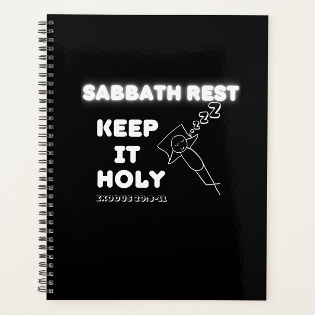 Sabbath Repos Gardez-Le Saint Design Graphique (Devant)