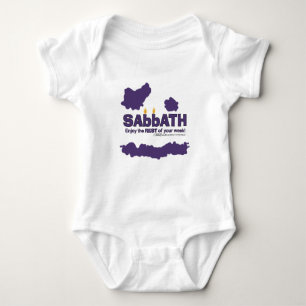 Sabbath with Candles- Enjoy the REST of Your Week Baby Bodysuit