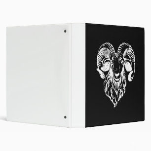 Sabbatic Baphomet Goat Evil Satanic Binder