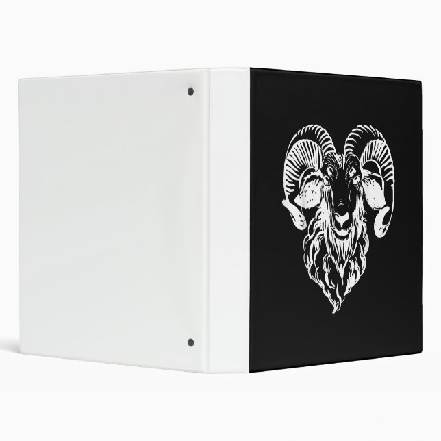 Sabbatic Baphomet Goat Evil Satanic Binder (Background)