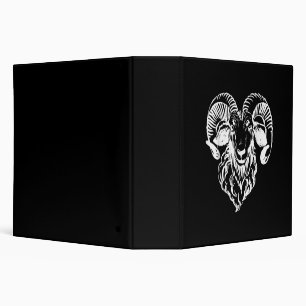 Sabbatic Baphomet Goat Evil Satanic Binder