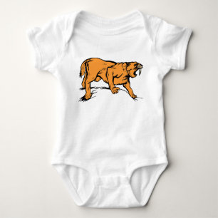 Sabertooth Tiger Baby Bodysuit