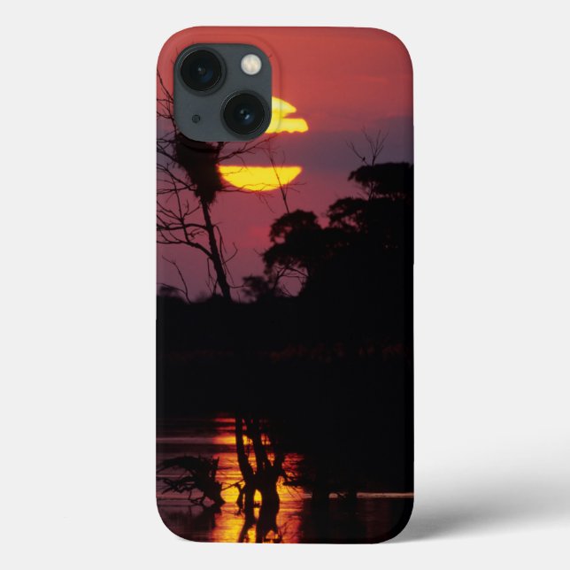 Sabi River At Sunset, Kruger National Park Case-Mate iPhone Case (Back)