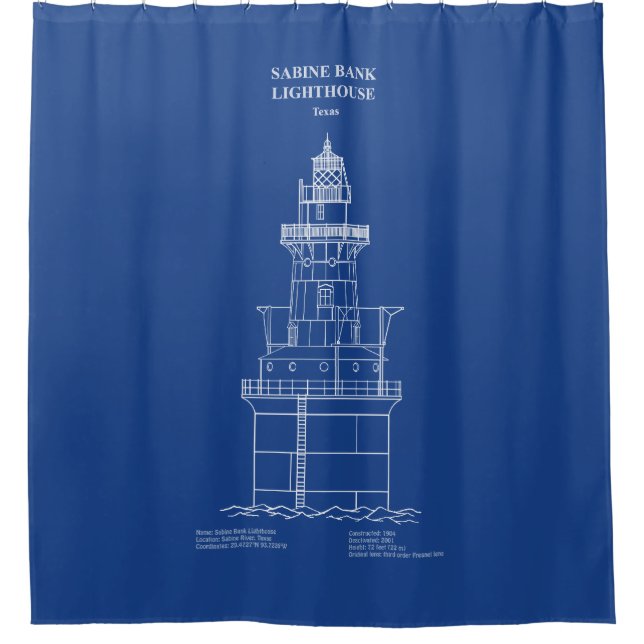 Sabine Bank Lighthouse - Texas – AD (Front)