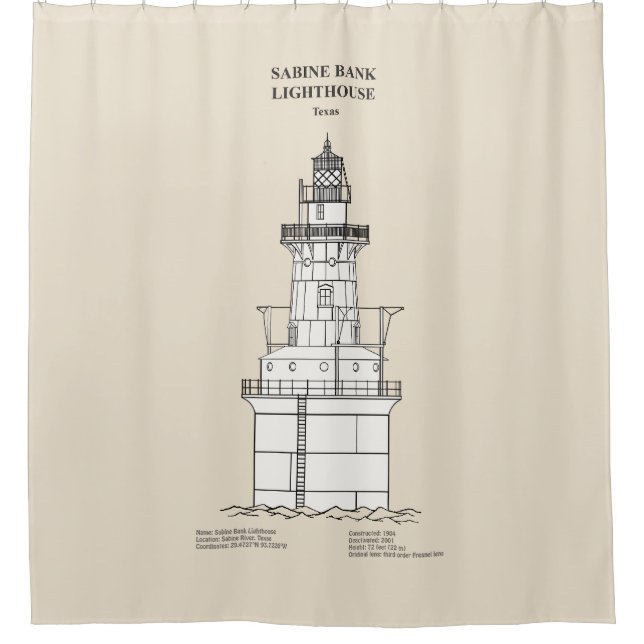 Sabine Bank Lighthouse - Texas - SBD (Front)