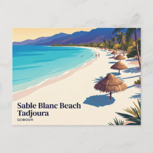 Sable Blanc Beach Djibouti Postcard