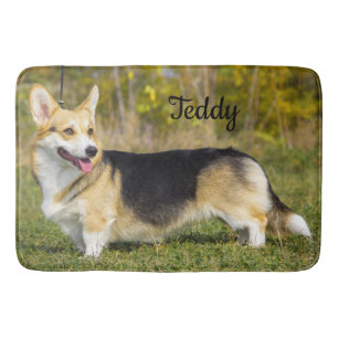 Sable Cardigan Welsh Corgi Dog Bath Mat
