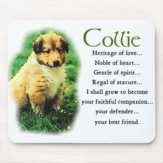 Sable Collie Gifts Mouse Pad (Front)