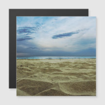 Sable dans la carte magnétique de la plage