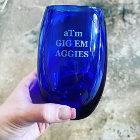 Sable Etché Sapphire Bleu Vin Stemless