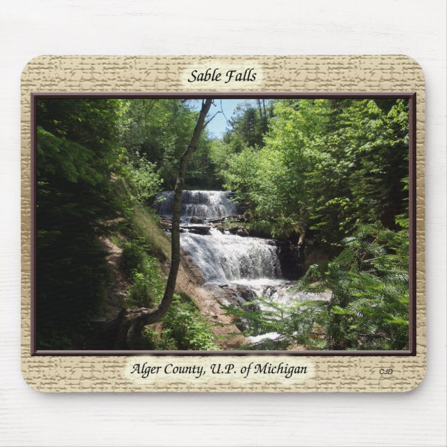 Sable Falls framed mousepad (Front)
