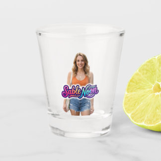 Sable Noon Beauty Pose #1 Shot Glass