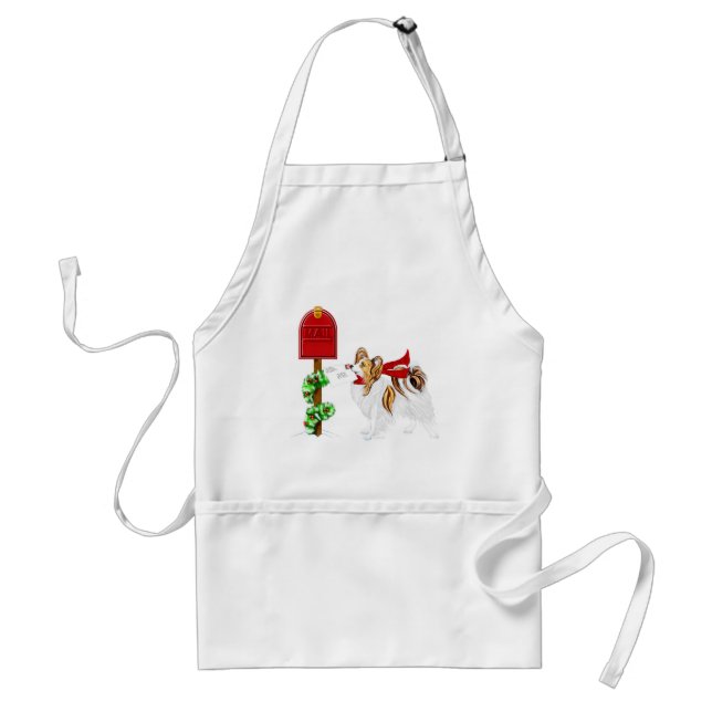 Sable Papillon Christmas Mail Standard Apron (Front)