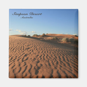 Sable rouge de désert - aimant