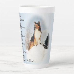 Sable Rough Collie Cadeaux Mug à café à deux to