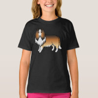 Sable Rough Collie Cute Cartoon Dog
