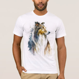 Sable Sheltie Painting T-Shirt