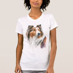 Sable Sheltie Painting T-Shirt