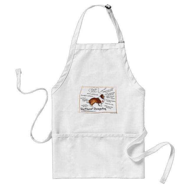 Sable sheltie standard apron (Front)