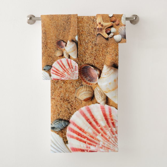 Sable Tropical Serviettes De Bain Personnalisées S (En situation)