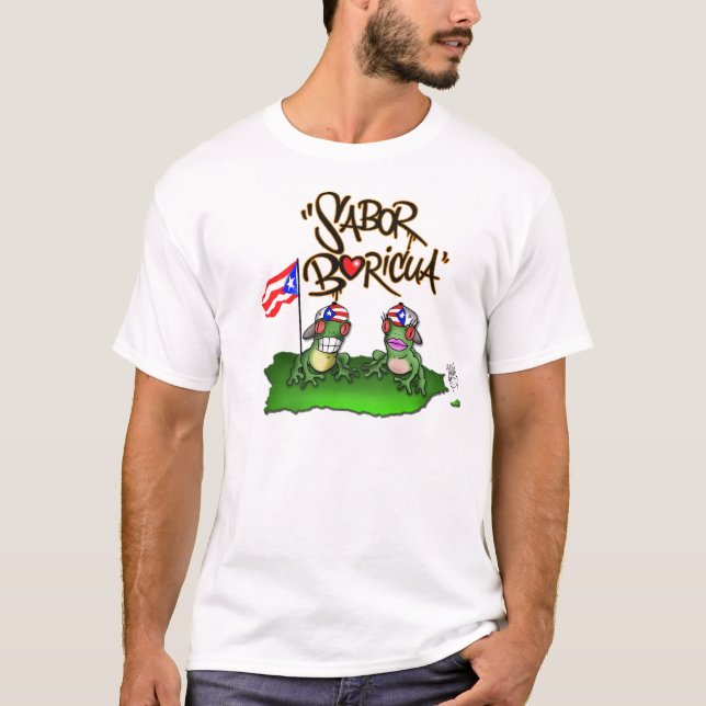 Sabor Boricua "Coqui" T-Shirt (Front)