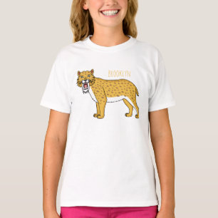 Sabre-toothed tiger illustration T-Shirt