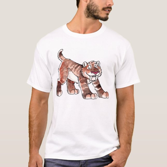 Sabretooth Tiger T-Shirt (Front)