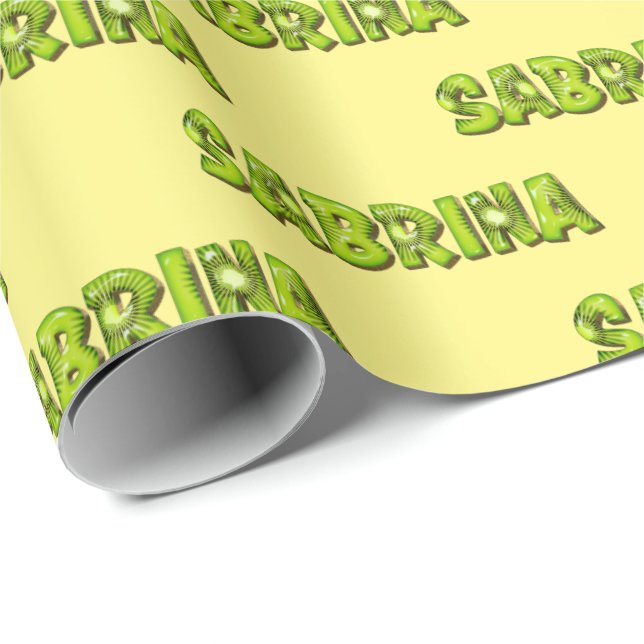 Sabrina Kiwi Fruit gift paper gift paper (Roll Corner)