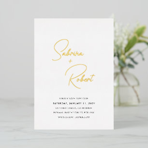 Sabrina Modern Wedding Save the Date