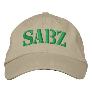 Sabz (Green) Embroidered Hat
