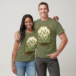 Sabzeh Rebirth Vintage Botanical Nowruz Art T-Shirt