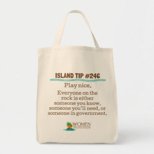 Sac #246 d'Eco de la toile de l'initié d'île