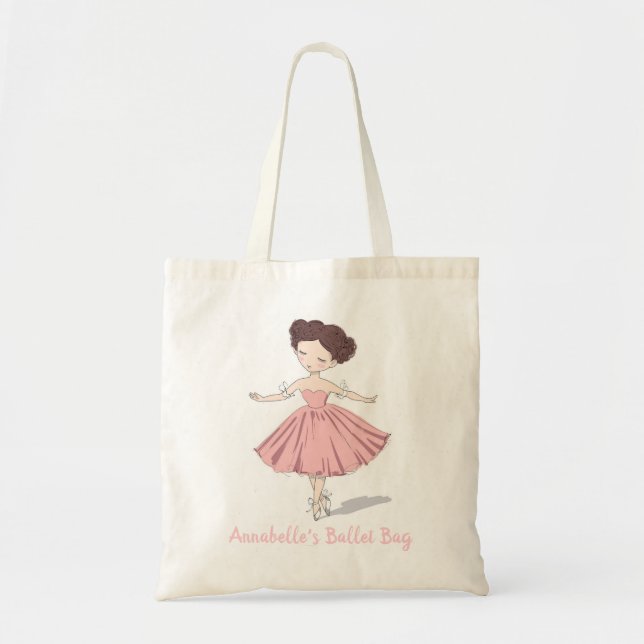 Sac à ballet Ballerina personnalisé (Devant)