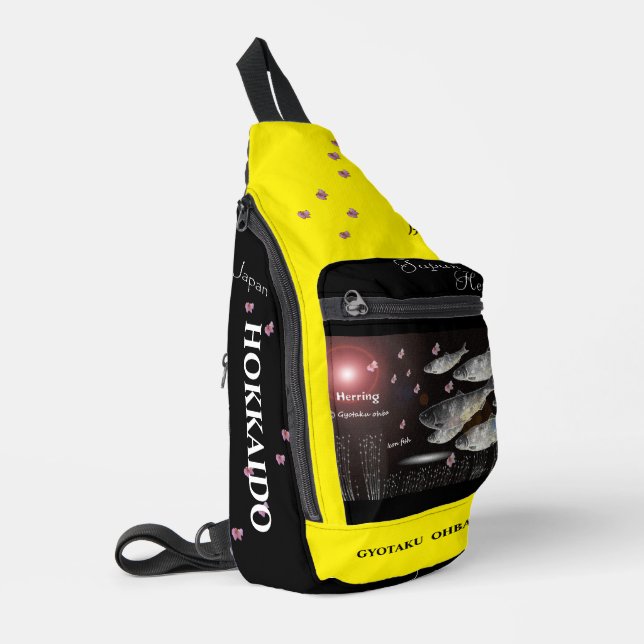 SAC À BANDOULIÈRE ニシン　利尻　あらゆる生命たちへ感謝と祈りをささげます。 (Coin gauche)