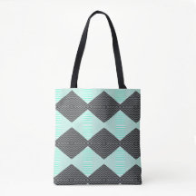 Sac à bandoulière à motif bleu