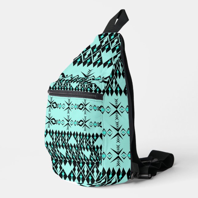 Sac À Bandoulière Amadahy ~ Eau forestière (Coin droit)