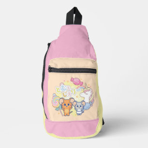 Sac À Bandoulière Anime Magique Candyland avec Jerry et Tuffy
