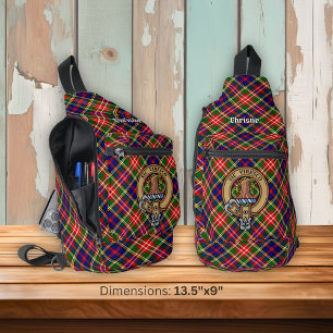 Sac À Bandoulière Armoirie du clan Christie sur tartan